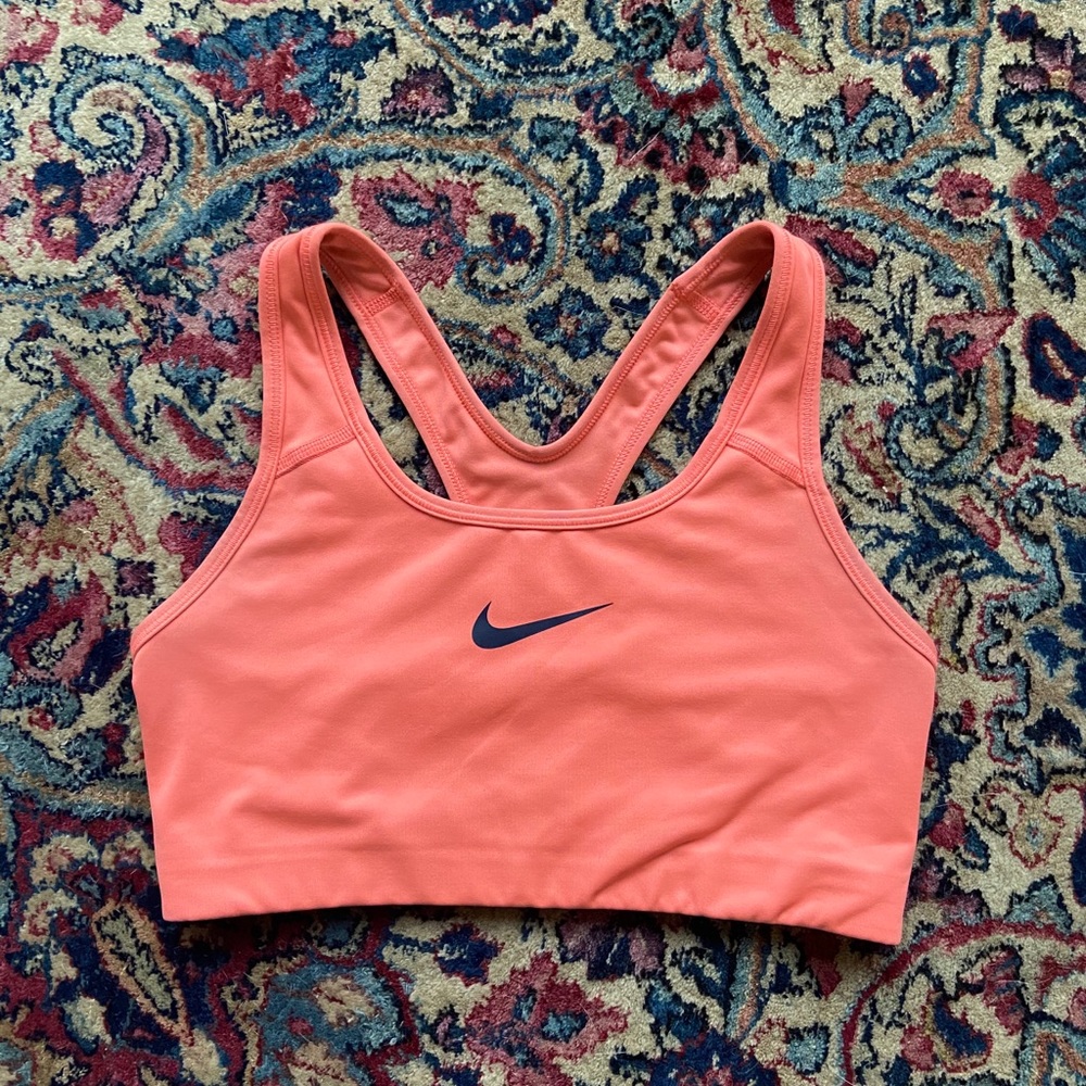 Coral Nike Sports Bra